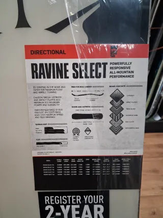 Tabla Snowboard 158 Rome Ravine Select