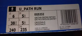 U PATH RUN Botines Adidas Gris y Blanco