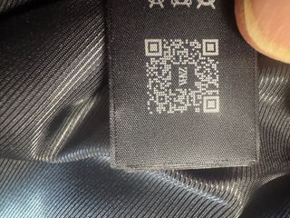 Chaqueta efecto piel negra para hombre