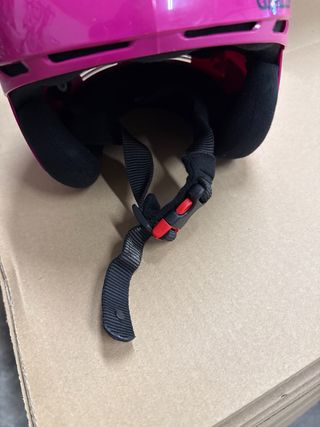 Casco de bici rosa Wedze