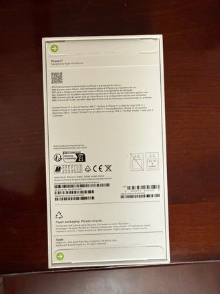 iPhone 17 Negro 256GB Precintado