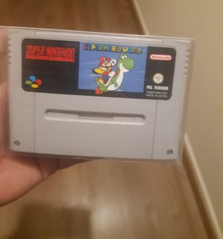 SNES SUPER NINTENDO MARIO WORLD