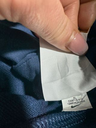 Felpa Nike Mezza Zip Blu