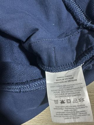 Felpa Nike Mezza Zip Blu