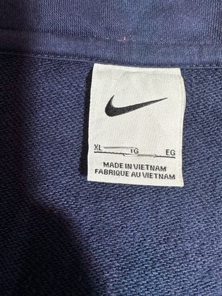 Felpa Nike Mezza Zip Blu