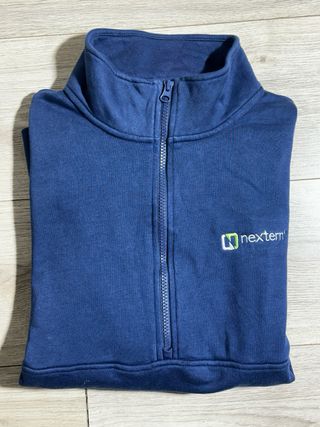 Felpa Nike Mezza Zip Blu