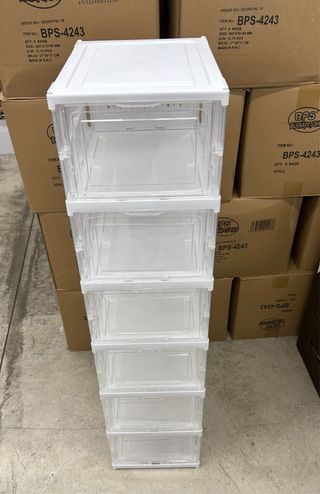 Scarpiera 6 ripiani pieghevole