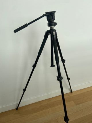 Trípode Manfrotto 190B y Rótula 128RC