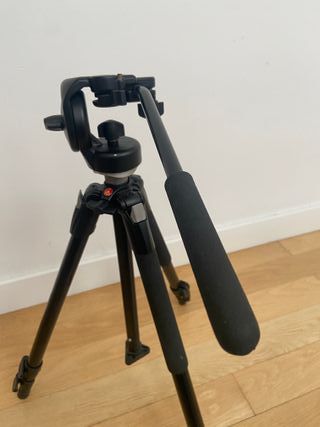 Trípode Manfrotto 190B y Rótula 128RC