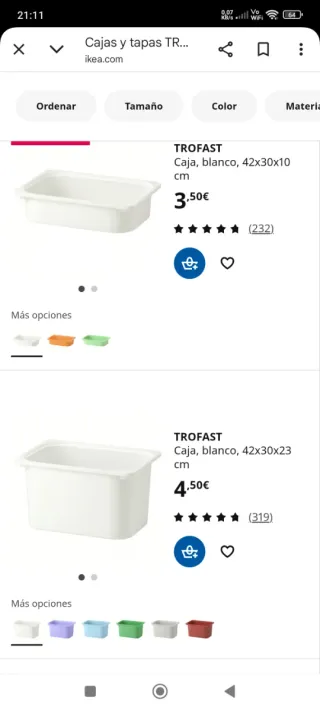 Mueble Almacenaje TROFAST IKEA Blanco