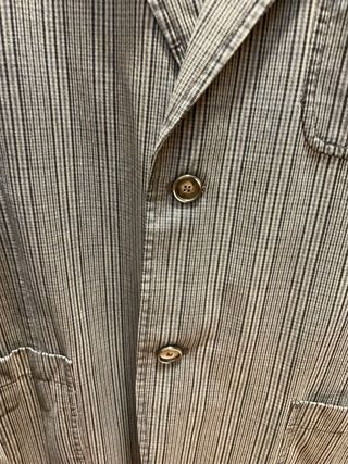 Americana CARAMELO rayas marrón/gris