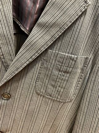 Americana CARAMELO rayas marrón/gris