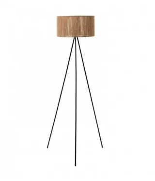 Lámpara de pie budi, de cañamo, 42cm diametro