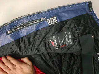 Chaqueta Moto Alpinestars Deportiva Azul/Blanca