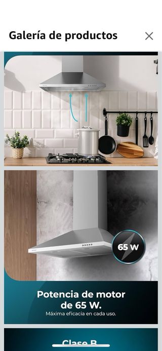 Campana extractora Cecotec LED