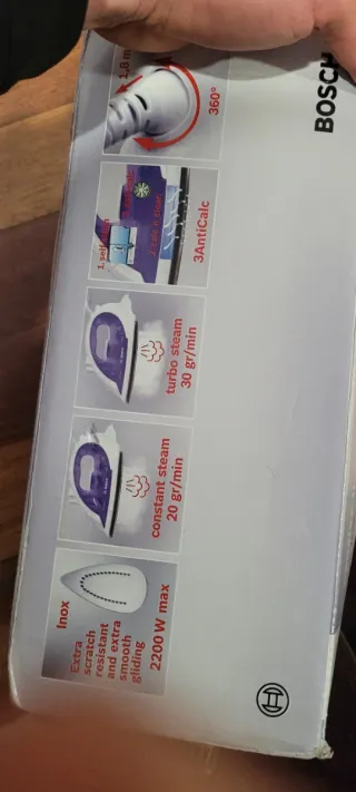 Plancha de vapor Bosch Sensixx B1