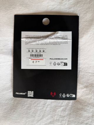 Cartera Tarjetero Pull&Bear Negra