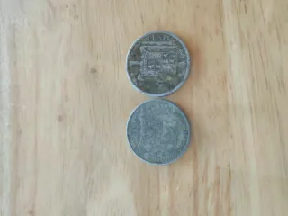 Lote 5 monedas España 10 céntimos 1940/41/45/53