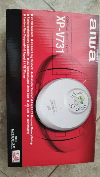 Reproductor CD Aiwa XP-V731 Portátil