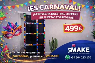 Puerta corredera decorada