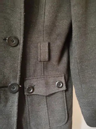 Abrigo mujer  gris merengo