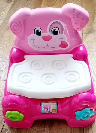 Sedia in plastica+soft block Clementoni