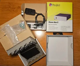 Preamplificatore phono Pro-Ject Phono Box S, impeccabile