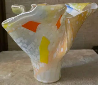 Vaso in vetro Tiffany