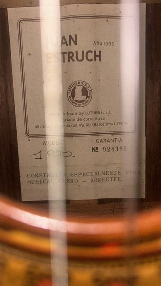 Guitarra Juan Estruch Concierto de primera