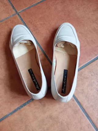 Zapatos Andrea blancos mujer