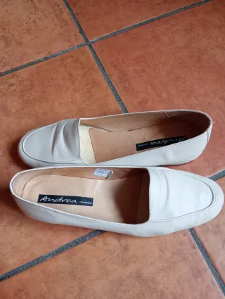 Zapatos Andrea blancos mujer