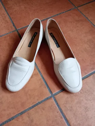 Zapatos Andrea blancos mujer