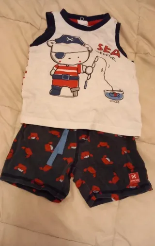 Completo Chicco orsetto pirata