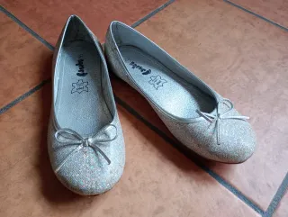 Zapatos plateados mujer talla 38