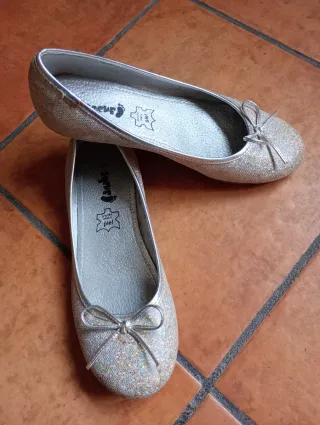 Zapatos plateados mujer talla 38