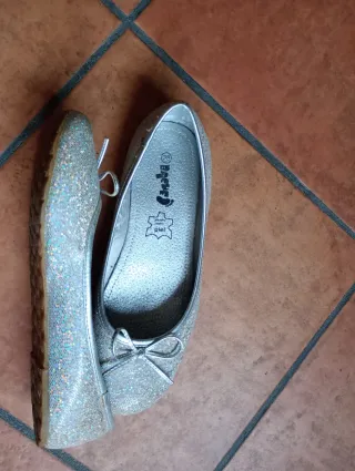 Zapatos plateados mujer talla 38