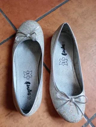 Zapatos plateados mujer talla 38