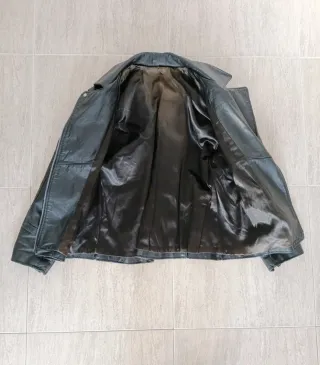 Motera cuero auténtico XXXL mujer S hombre Medidas