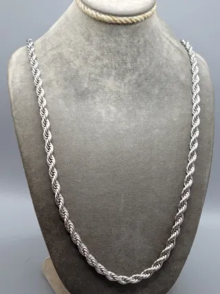 Cadena Cordón Rizado 80cm