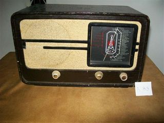Radio REX a valvole anni '40 Vintage