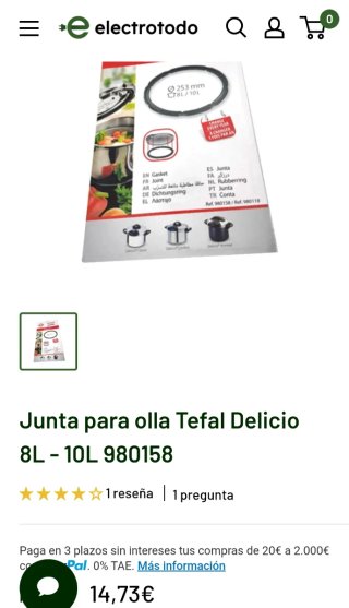 Giunto in gomma per bollitore espresso