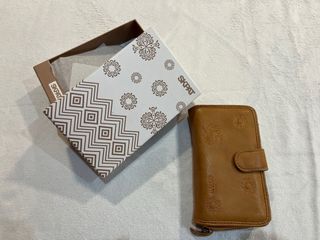 Cartera monedero Skpat marrón
