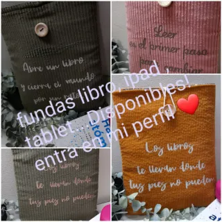 Fundas para libro, iPad y tablet