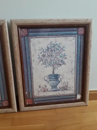 2 Cuadros Decorativos Árbol Frutal