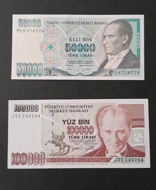 Billetes de Turquía