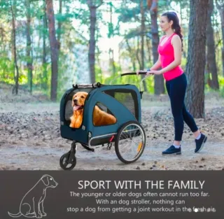 Carrito Remolque Bicicleta Perro XL