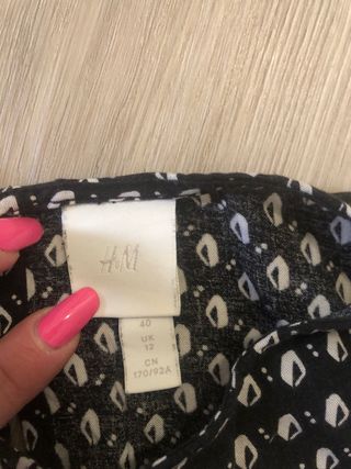 Vestito H&M fantasia tg 40