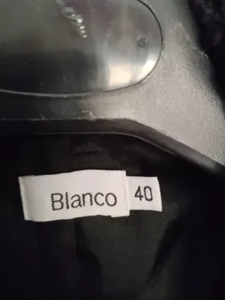 Abrigo largo Blanco gris Talla L