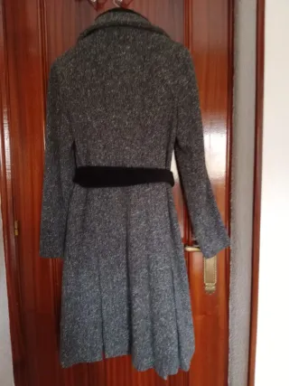 Abrigo largo Blanco gris Talla L