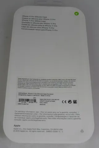 Funda Silicona Original Apple iPhone 11 Pro Rosa